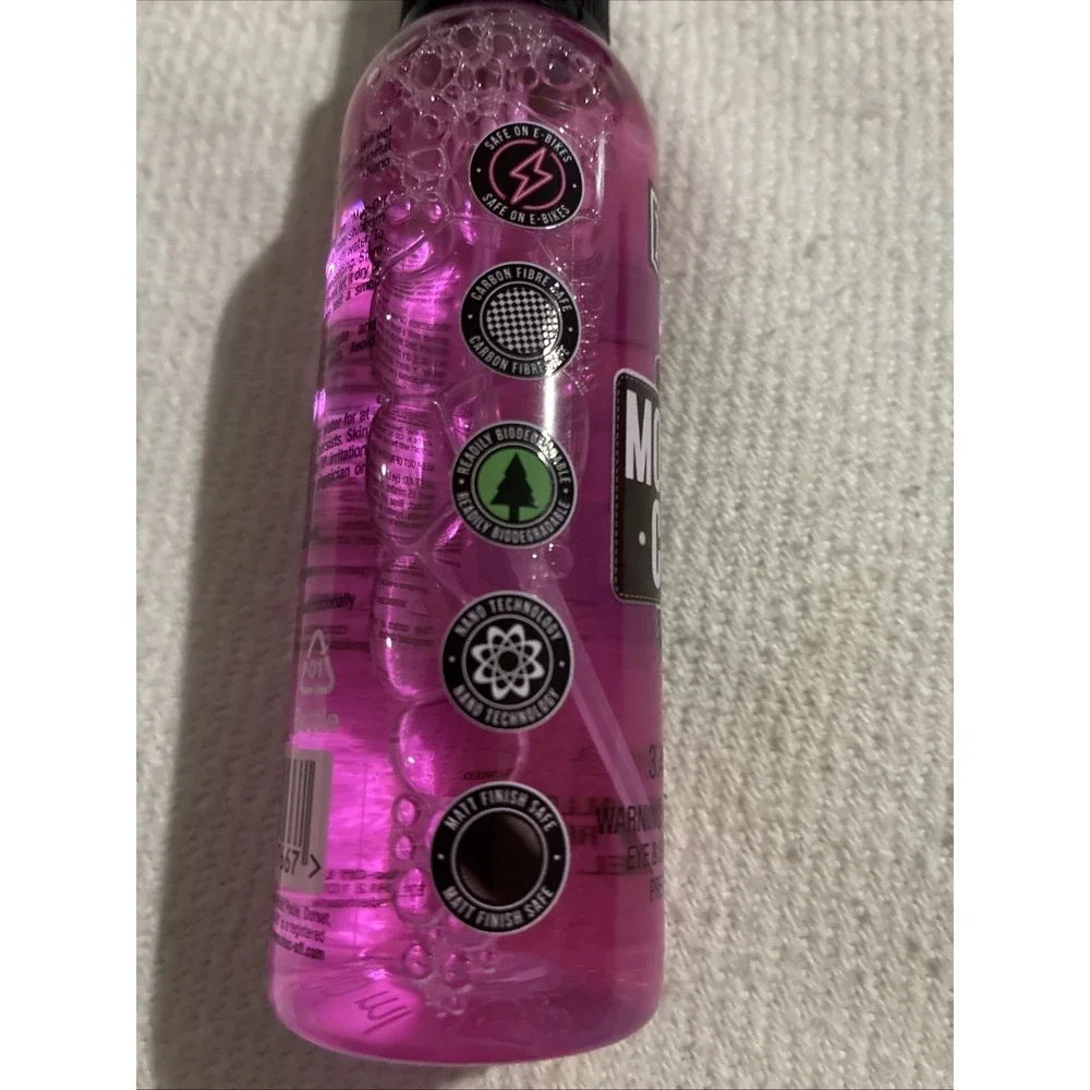 Muc-Off Nano Tech Bike Cleaner Spray Bottle Safe On All Parts 3pk 10.2 Oz Total‎